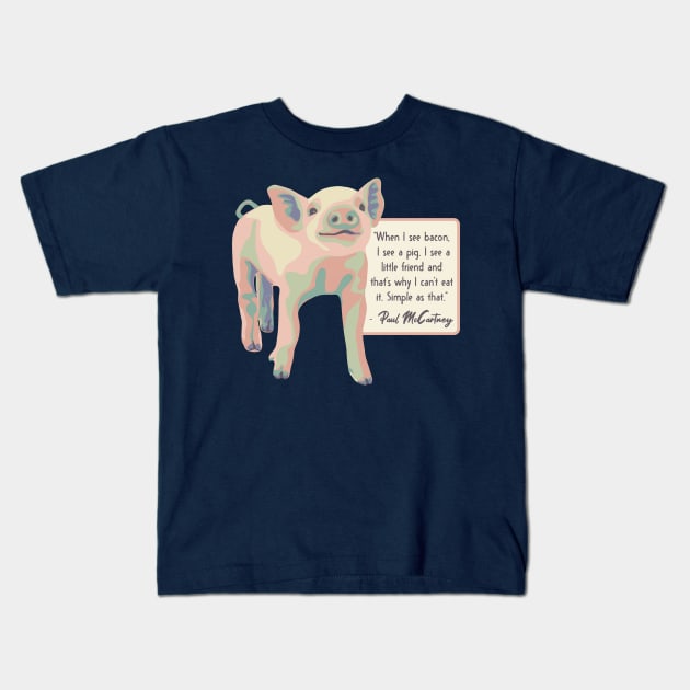 Little Friend Kids T-Shirt by Slightly Unhinged